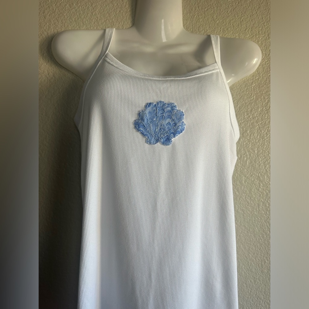 Hand Sewn Sea Shell Tank Top